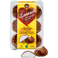 Schaumzuckerware "Lanesch" mit Vanillegeschmack umhüllt von kakaohaltiger Fettglasur